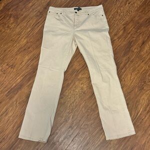 Ralph Lauren Cream Jean Pants
